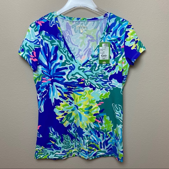 Lilly Pulitzer Tops - Lilly Pulitzer | Michele Top in Wade and Sea